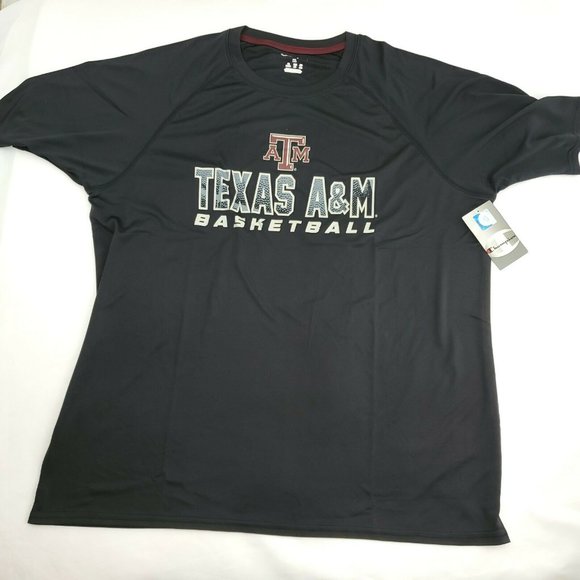 Champion Mens Black Texas A&M Aggies Basketball Comfort Pullover T Shirt Size XL - Picture 5 of 14